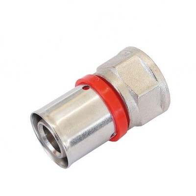 PEX Pressfitting Übergang Muffe Alu Verbundrohr 20x1/2'' Innengewinde U-Profil