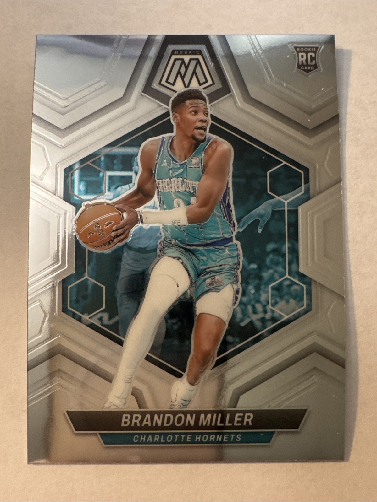 2023-24 Panini Mosaic Brandon Miller RC #202 Charlotte Hornets
