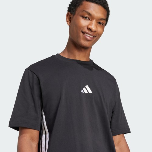 adidas Sportswear AU Men Lifestyle Essentials 3-Stripes Single Jersey Tee - Picture 7 of 9