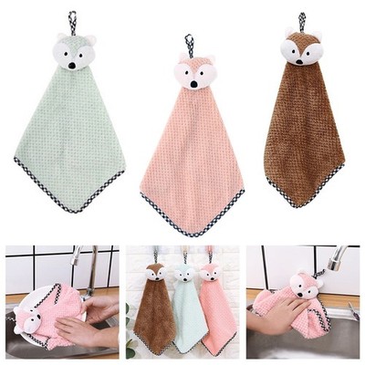 Weichkorallen Fleece Handtuch mit Bär Design für schnelles Trocknen in häuslichen Umgebungen