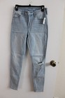New Old Navy Rockstar Super Skinny  Lt Denim Jeans, w/ Distressing - Size 6 — photo 1