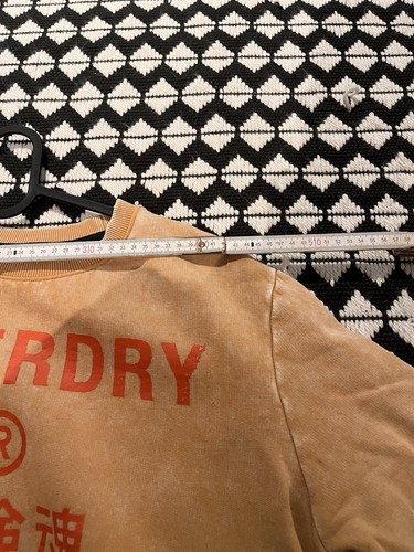 Superdry Hoodie Pullover Größe XL Orange Vintage Logo - Bild 7 von 7