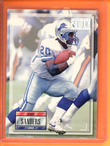 Barry Sanders #20 1993 Pro Set Power card