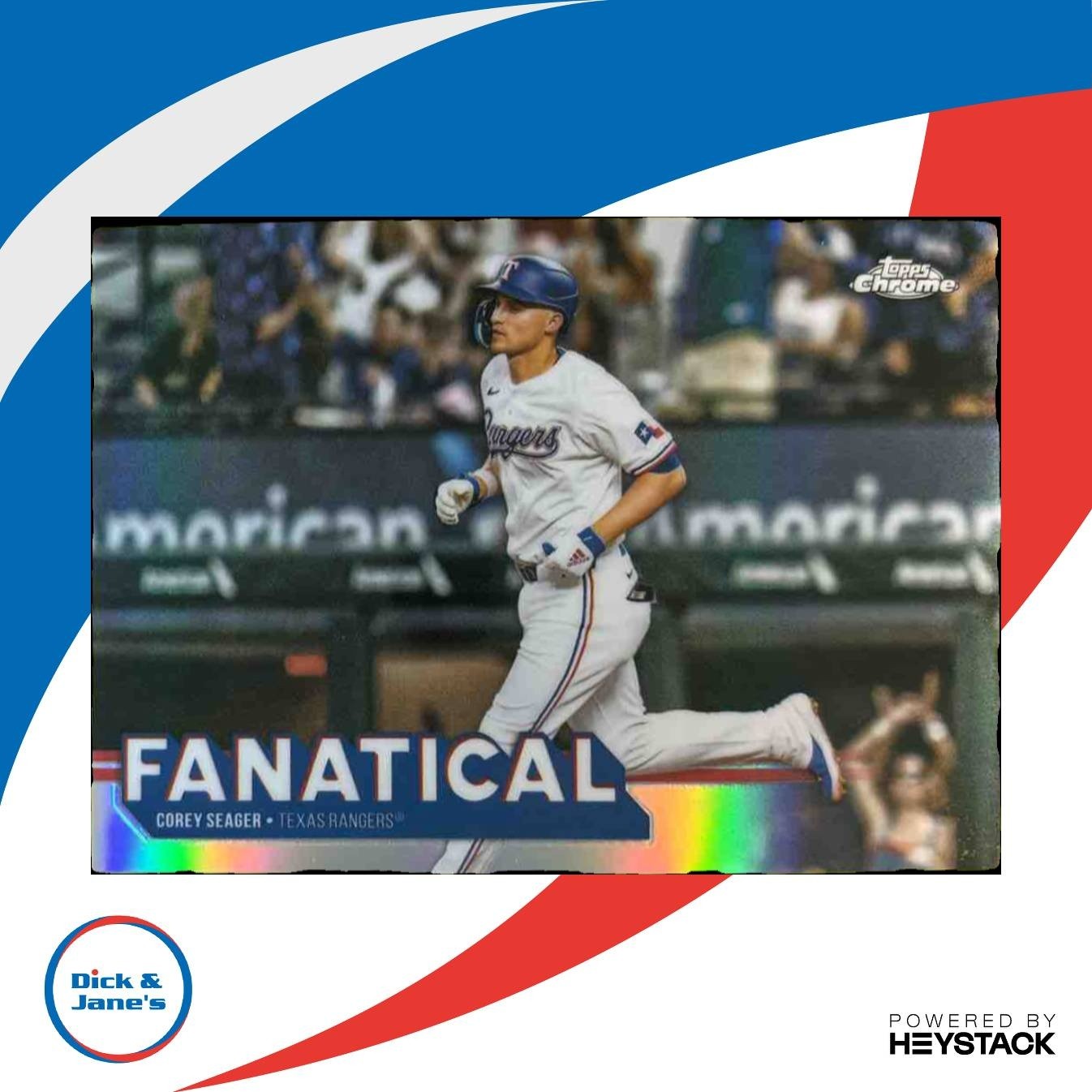 2025 Topps Chrome Corey Seager Fanatical #FAN-11 Texas Rangers