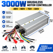 3000W Brushless Motor Controller 48V 60V 72V 84V 18 MOS E-Bike Scooter EV NEW