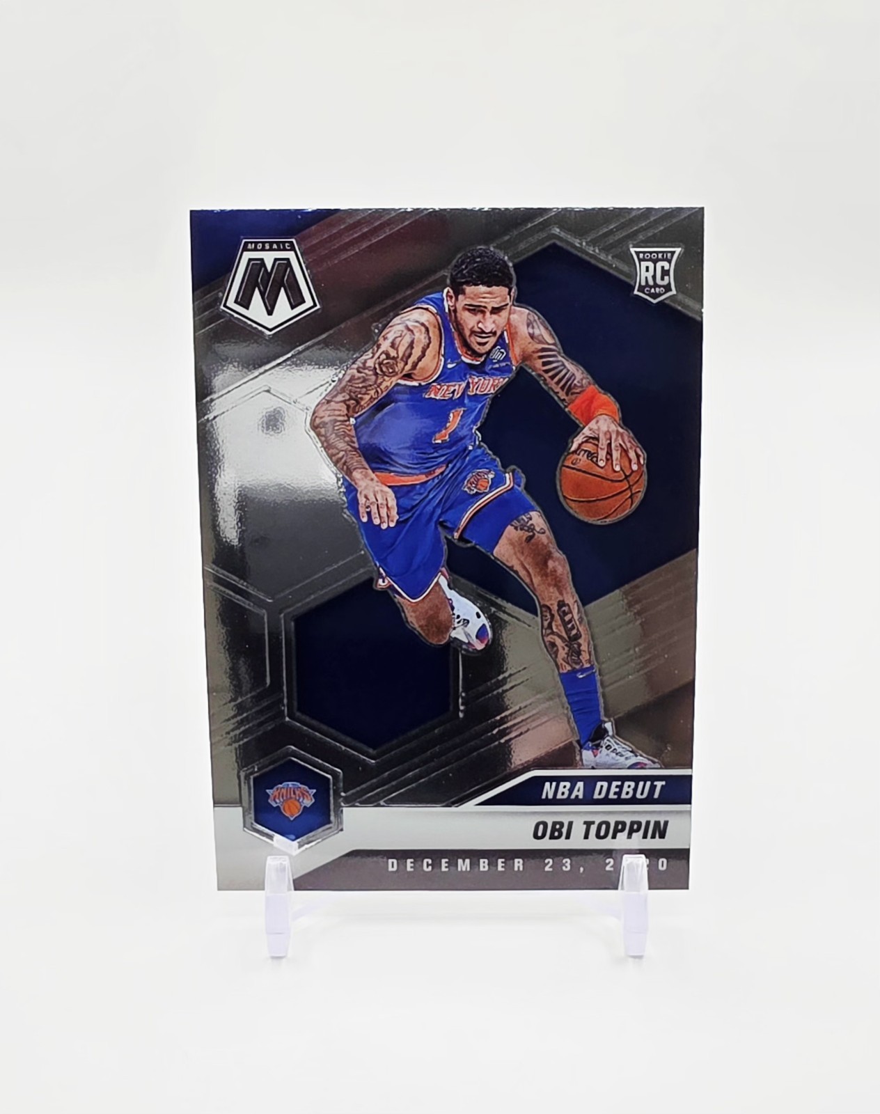 2020-21 Panini Mosaic Obi Toppin Rookie Debut No. 273