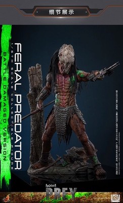 Pre-sale Hot Toys TMS173 Berserker Predator (Battle Damaged