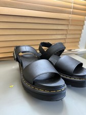 Dr. Martens Women s Black Leather Platform St...