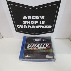 V Rally 2 Expert Edition Sega Dreamcast (Mint disc but crack in front of case)