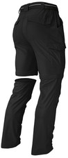 Men's Hiking Pants Convertible Zip Off Lightweight Waterproof Quick Dry Outdo...