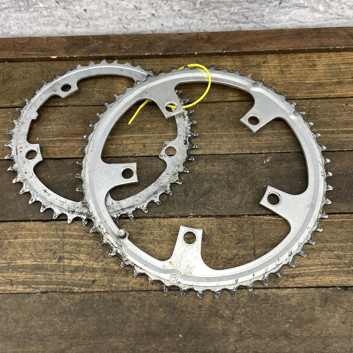 シンディ☆1970Classic Vintage Shimano SG Chainring Set 53/42T 130 BCD Road Bike Double