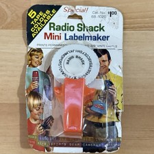 Radio Shack Mini Labelmaker Dymo Embossed Lab...
