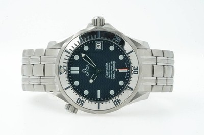 Omega Seamaster Professional 300m Mid Size 2552.80 255280 Automatik blaues Zifferblatt...