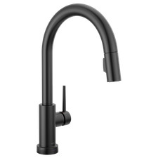 Delta Trinsic 9159TL-BL-DST Touchless Kitchen Faucet - Matte Black