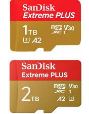 SanDisk 256GB 512GB 1TB 2TB Extreme PLUS MicroSD MicroSDXC 4K V30 A2 Memory Card