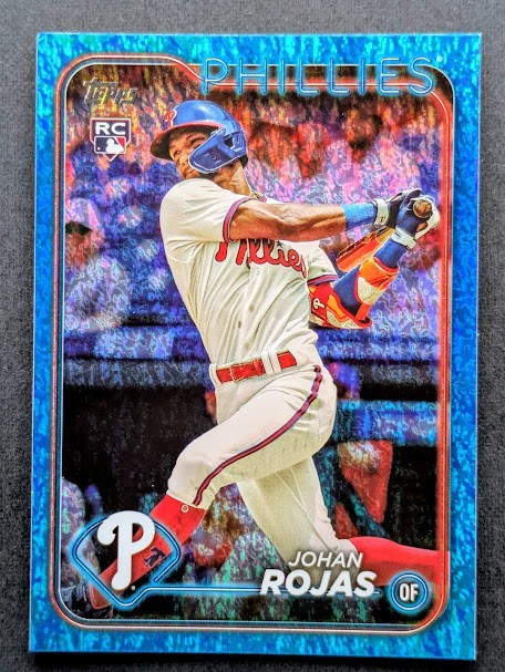 2024 Topps Series 1 - Johan Rojas #209 Blue Holofoil /999 (RC)