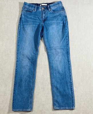 Levis Jeans 525 Perfect Waist Straight Medium Wash Flap Pockets Women s Size 10