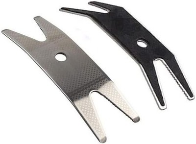 Stainless Steel Multi Spanner Wrench with Microfiber Suede Backing for Guitar To