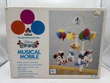 VTG Musical Mobile Disney Babies mickey minnie 661 Crib Toy Baby Lullaby TESTED