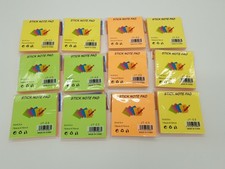 Sticky Note Pad 3in×3in Self Stick Notes 100 Sticky Notes Each 100/ 12 packs