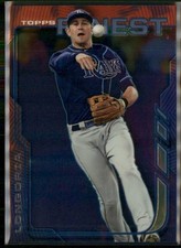 2014 Finest #92 Evan Longoria Orange Refractor