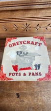 Vintage Greycraft Pots  Pans Cast-iron Set  U-118