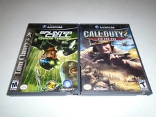 Splinter Cell Chaos Theory & Call of Duty 2 Big Red One ☆☆ CIB Nintendo GameCube