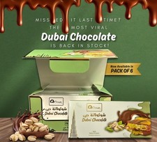 Ocean Pistachio Kunafa Dubai Chocolate Original from Dubai Pack of 6