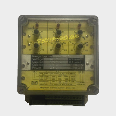DEIF GEPIMAX-3N Rev Power Overload / Current Protection Module CT - 600/5A