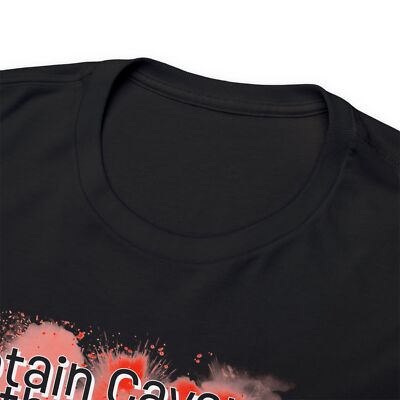 T-shirt Unisexe Captain Caveman - Coton Épais Gildan - Dessin Animé Rétro - Neuf Avec Étiquette