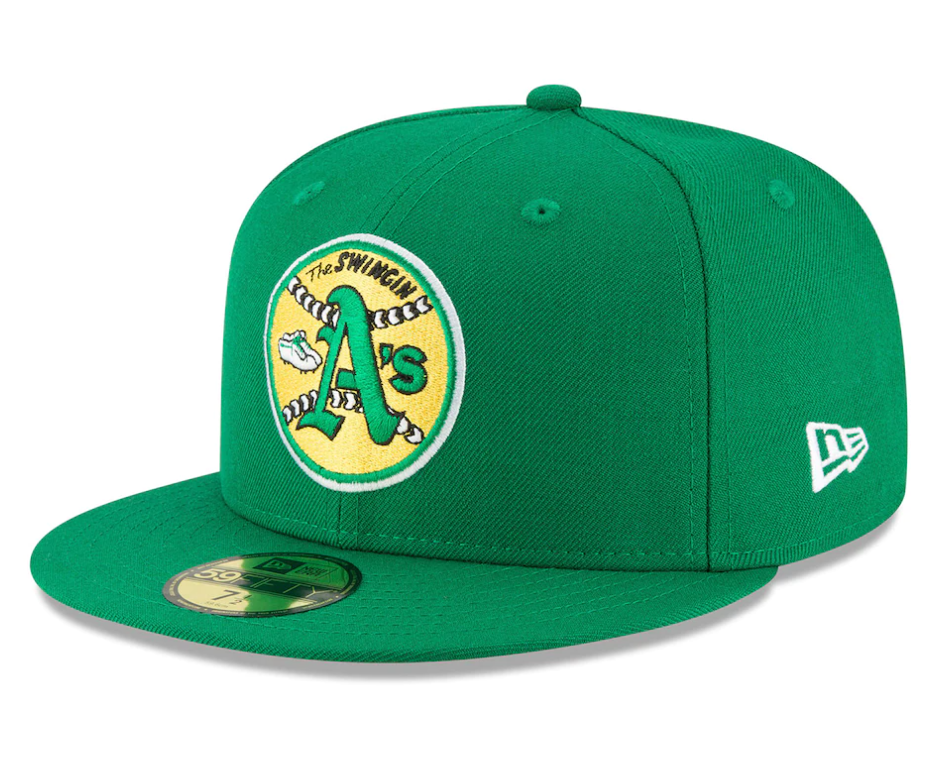 New Era Oakland Athletics A's Cooperstown Collection 59FIFTY Fitted Hat Size 7