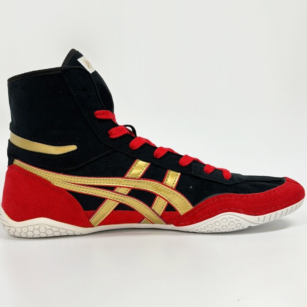 ASICS Wrestling Shoes 1083A001 Black x gold red Successor to ASICS