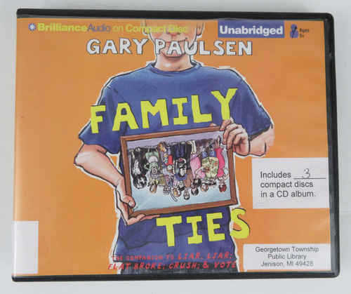 FAMILY TIES By Gary Paulsen - Audiobook on CD - Unabridged - Liar Liar Series - Bild 1 von 4