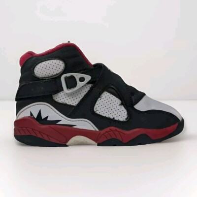 #ad Air Jordan Retro 8 Paprika Little Kids Size 11C DO8733 601 White Red Shoes $25.00