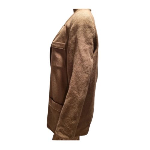 Anne Klein II Women’s Vintage Beige Blazer With Shoulder Pads Plaid Size S - Picture 3 of 15