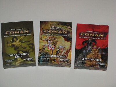 Conan Doom&Fortune Cards,Encounter,Location deck lot 2d20 rpg Modiphius D&D
