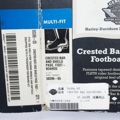 Enn（えん） Harley-Davidson OEM Passenger Footboard Kit 50396-05 for Dyna