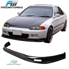 Fits 92-95 Honda Civic Sedan 4Dr Front Bumper Lip Spoiler Splitter Kit PU