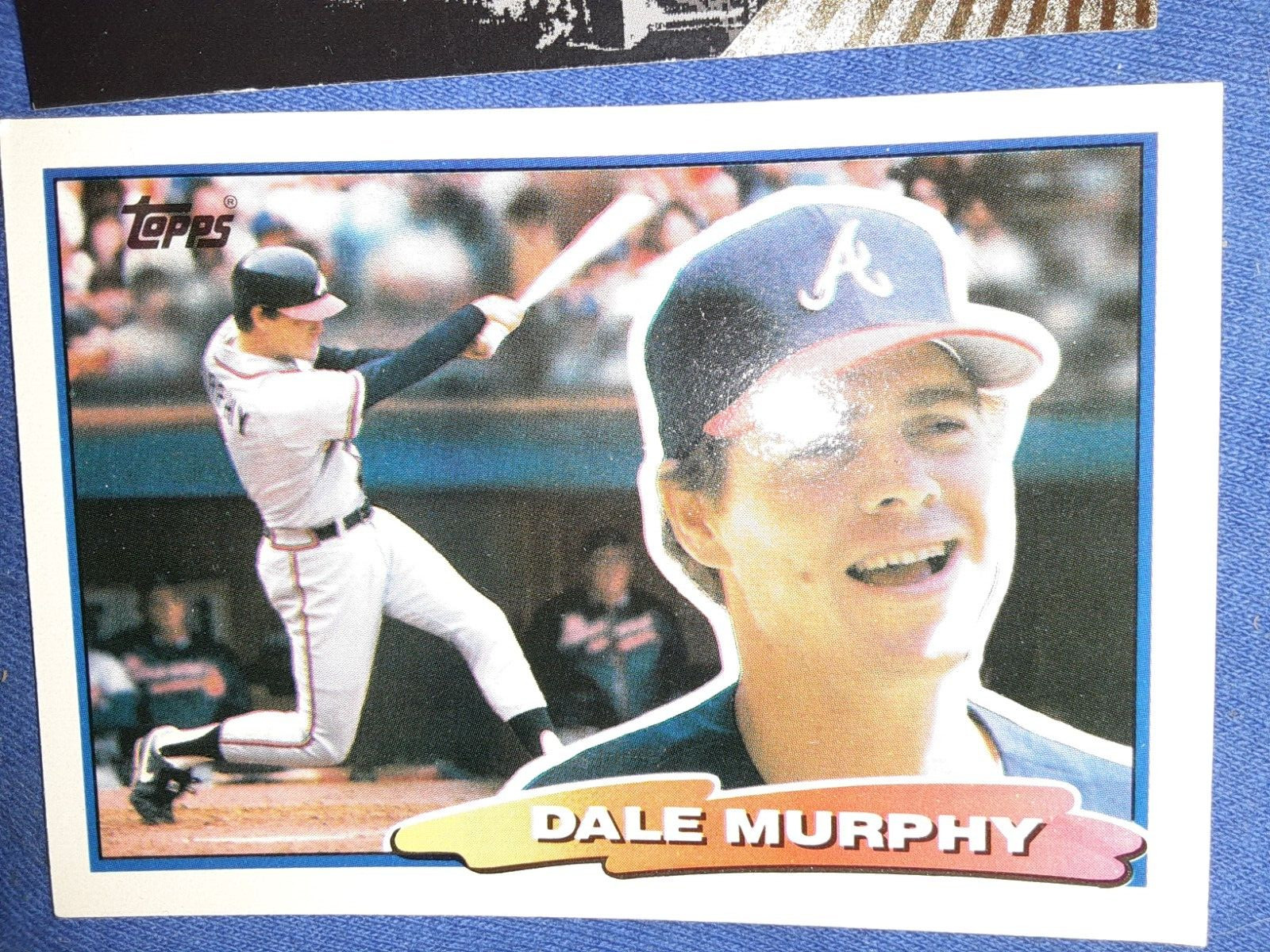 1988 TOPPS BIG BASEBALL #14 DALE MURPHY ATLANTA BRAVES MVP HOF MLB LEGEND