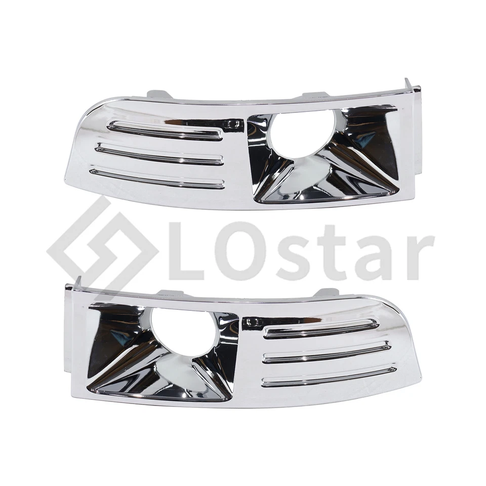 Pair(2) Fog Light Trim Set Left & Right Chrome For 2009-2012 Ford Flex 3.5L V6 - Image 4 of 4