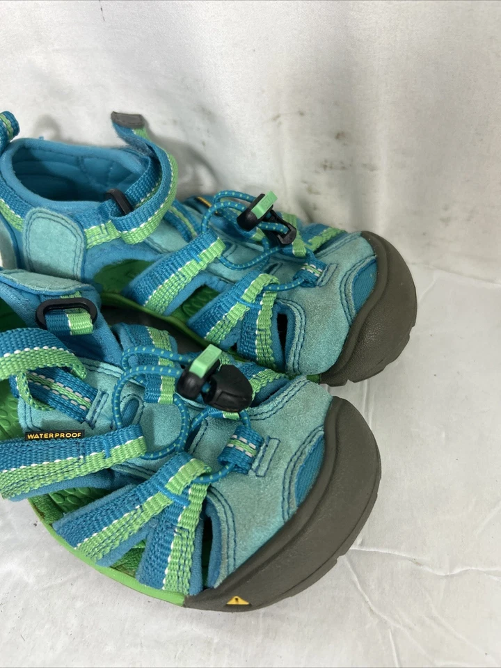Keen Newport H2 Jóvenes Niños Grandes Niñas Azul Verde Sandalias Zapatos Talla 11 Foto 2 de 4