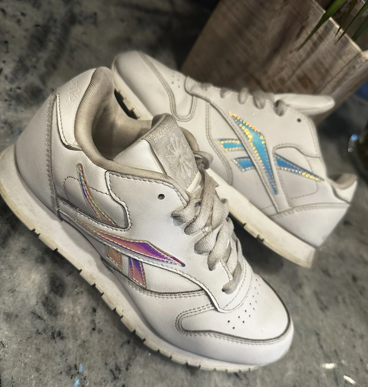 Scarpe da corsa REEBOK CLASSIC LEATHER Junior EF3005 bambina bianche taglia 3 5