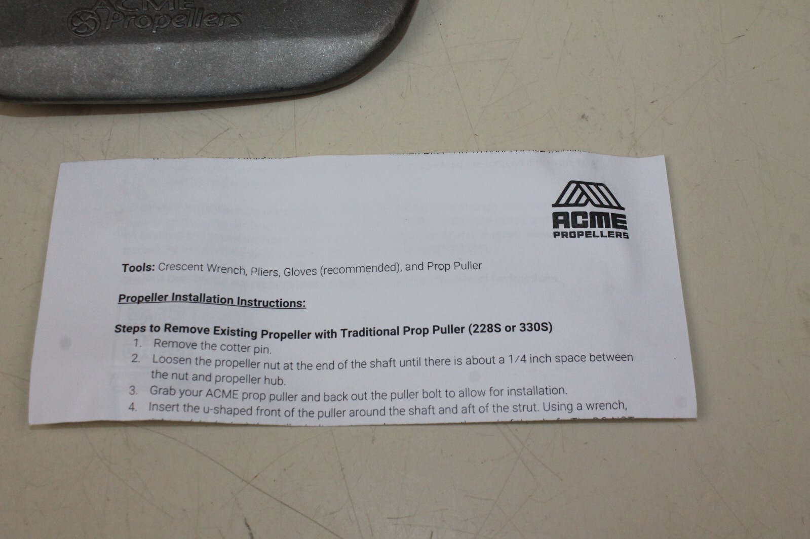 ACME Prop Propeller Puller Tool 228S NEW (locB4) eBay