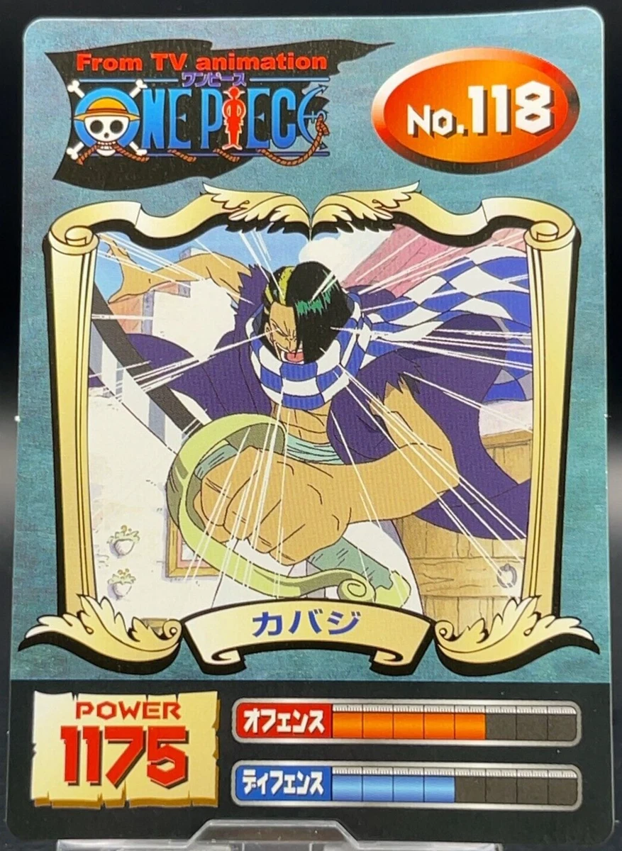 Kabaji One Piece Tcg Nami Kabaji 118 One Piece Jumbo Vintage Carddass Card Game Anime TCG Japanese | eBay