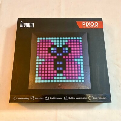Divoom Pixoo 16 (Pixel Art Display with App, Bluetooth, Wi-Fi, Broken)