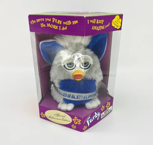 LTD Edition Millennium Furby NIB sealed #24,792 of 50K made for Y2K Blue Eye Toy