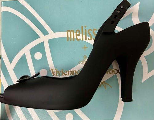 Vivienne Westwood Anglomania x Melissa Peeptoe Slingback Orb Pumps US 7,5-8 - Bild 2 von 8