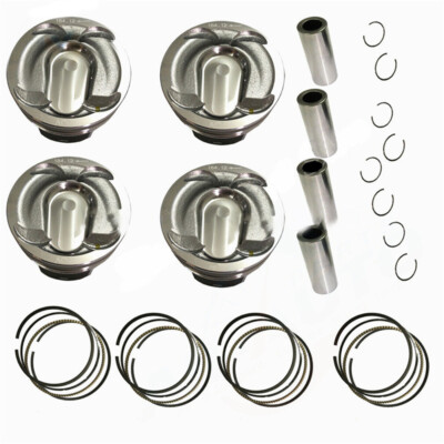 Engine Pistons W Rings Kit for Land Rover LR2 Evoque Discovery 2.0T 204PT