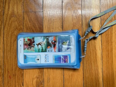 DiCAPac WP-C2 SkyBlue Premium Series Waterproof Case for Smartphones up to 5.7-I