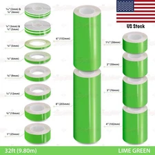 Roll Vinyl Pinstriping Pin Stripe Line Adhesive Tape Decal Sticker LIME GREEN